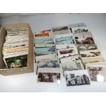 In excess of 500 UK and foreign topographical postcards, also including animation, street scenes,