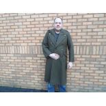 A Homeguard's overcoat in green,