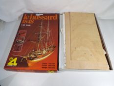 A Le Hussard 1846 1:50 scale galleon model by Artesania, boxed.
