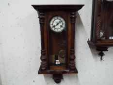A Vienna-styled wall clock,