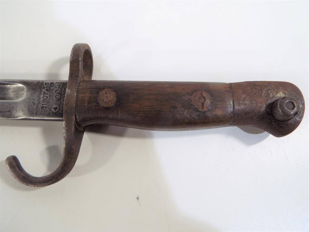 British Pattern 1907, 1909 Dated, Bayonet With Hooked Quillon by Sanderson. - Image 4 of 5