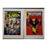 Marvel Superheroes - an extremely rare collection of Limited Edition Art of iconic Comic Book