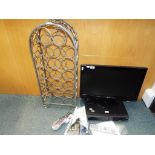 An LG flatscreen television, 22inch, model 22LH20 with paperwork, instructions,