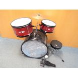 A good quality child's drum kit by Playon