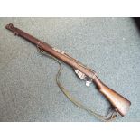 A deactivated (with certificate) Lee Enfield Mark 3* rifle.