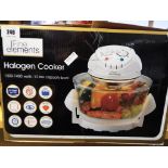 Unused Surplus Retail Stock - a Fine Elements halogen cooker, 1200 - 1400 watts,