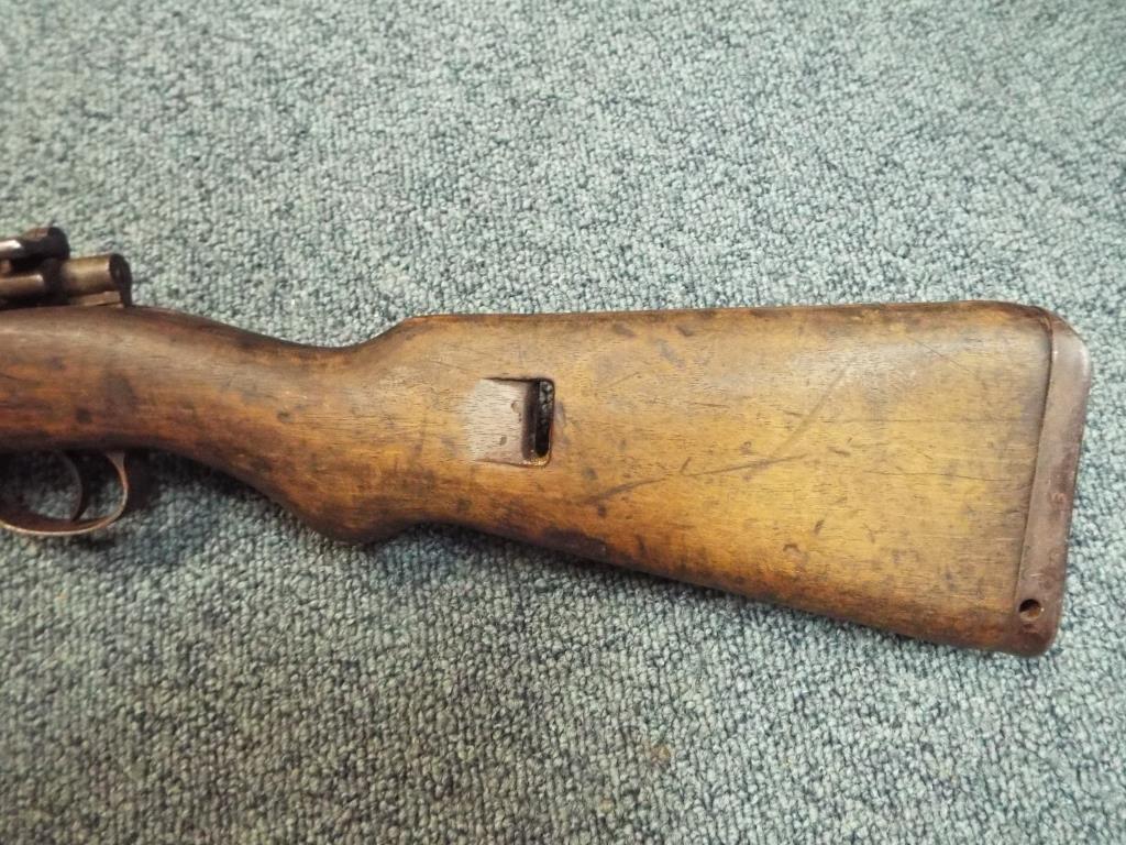 A deactivated (with certificate) WW2 Belgian manufactured FN (K98) rifle originally chambered in 7. - Image 3 of 11