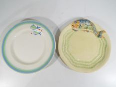 Clarice Cliff - two plates by Clarice Cl