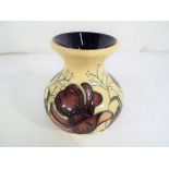 Moorcroft - a Moorcroft vase decorated i