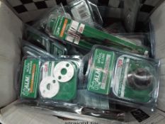 Unused retail stock - a large quantity of lawn-mower spare parts to include parts to fit Flymo,