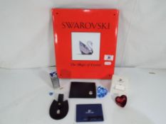 Swarovski Crystal - a collection of Swarovski glass to include a 1987 charter member SCS white
