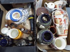 A good mixed lot of predominantly ceramics comprising Limoges plates, Japanese vases,