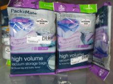 Unused retail stock - approximately 30 packmate vacuum storage bags,