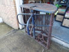 Bolton Wanderers Football Club - an original Victorian turnstile from Burnden Park with counters