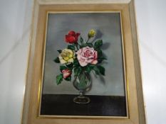 Trudie Bourne (British) - an oil on canvas, still life, signed lower right and framed,