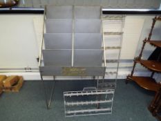 Retail stock - four shop display stands approximately 120 cm x 71 cm x 58 cm (floor standing