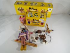 Pelham Puppets - two handmade boxed puppets by Pelham Puppets to include Bengo and SS Mitzi (2) Est