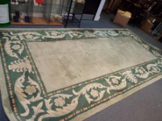A very good quality pure wool floor carpet made by Signature,