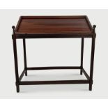 Gianfranco Frattini Italian Mahogany Desk.