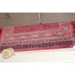 Bokhara carpet with a red ground 2.80 x 2.