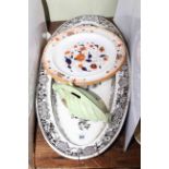 Pair of Wedgwood Imari pattern plates,