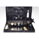 An early 20th Century travelling vanity case,