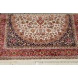 Beige ground Keshan rug 2.30 x 1.