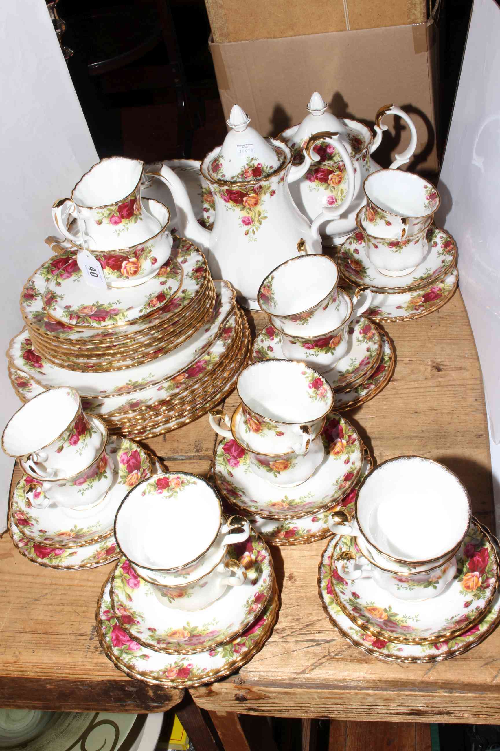 Royal Albert 'Old Country Roses' china tea and dinnerware