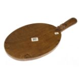 Robert Mouseman Thompson oak cheeseboard