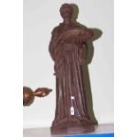 Religious figure bird feeder