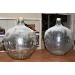 Pair of glass car buoys