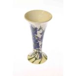 Moorcroft 'Delphinium' vase,