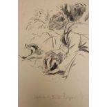 EILEEN ALICE SOPER (1905-1990), YOUNG LONG-TAILED TITS (TWO STUDIES), FOX CUBS BY THE DEN,