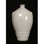 A CHINESE BLANC-DE-CHINE FLASK,