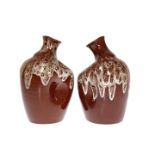 CHRISTOPHER DRESSER FOR LINTHORPE POTTERY A PAIR OF VASES, NOS.