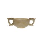 A CHINESE JADE CENSER, 18TH/19TH CENTURY,