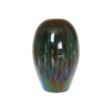 CHRISTOPHER DRESSER FOR LINTHORPE POTTERY AN OVOID VASE, NO.