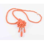 A CORAL NECKLACE,