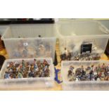 Collection of Delprado military equestrian models,