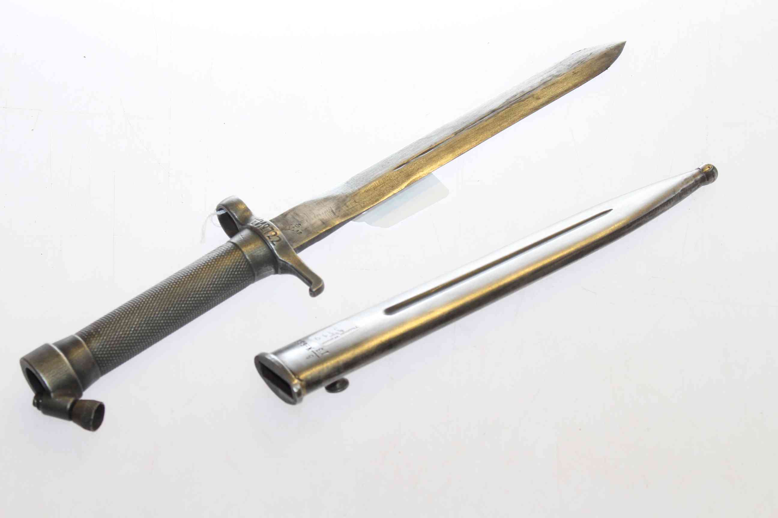 Swedish bayonet and scabbard