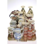 Collection of Masons jugs,