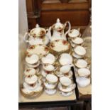 Royal Albert Old Country Roses tea and coffee service,