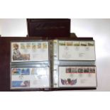 Seventy seven GB presentation packs 1988-1997 and first day covers in Royal Mail albums