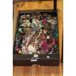 Box of costume jewellery