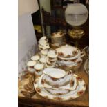 Extensive Royal Albert Old Country Roses dinner and teaware (over sixty pieces),