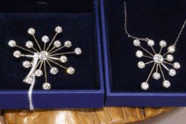 Two pieces of Swarovski jewellery