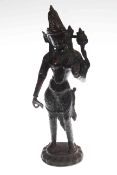 Bronze of Oriental goddess