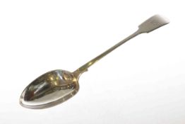 Silver basting spoon,