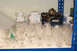 Various china including Aynsley and Wedgwood, Viners stainless steel ware,