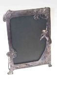 Art Nouveau easel photograph or mirror frame,